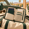 Racing Green Travel Document Organizer — main product view